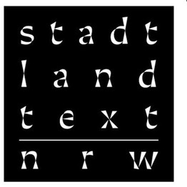 Logo "stadt.land.text NRW"