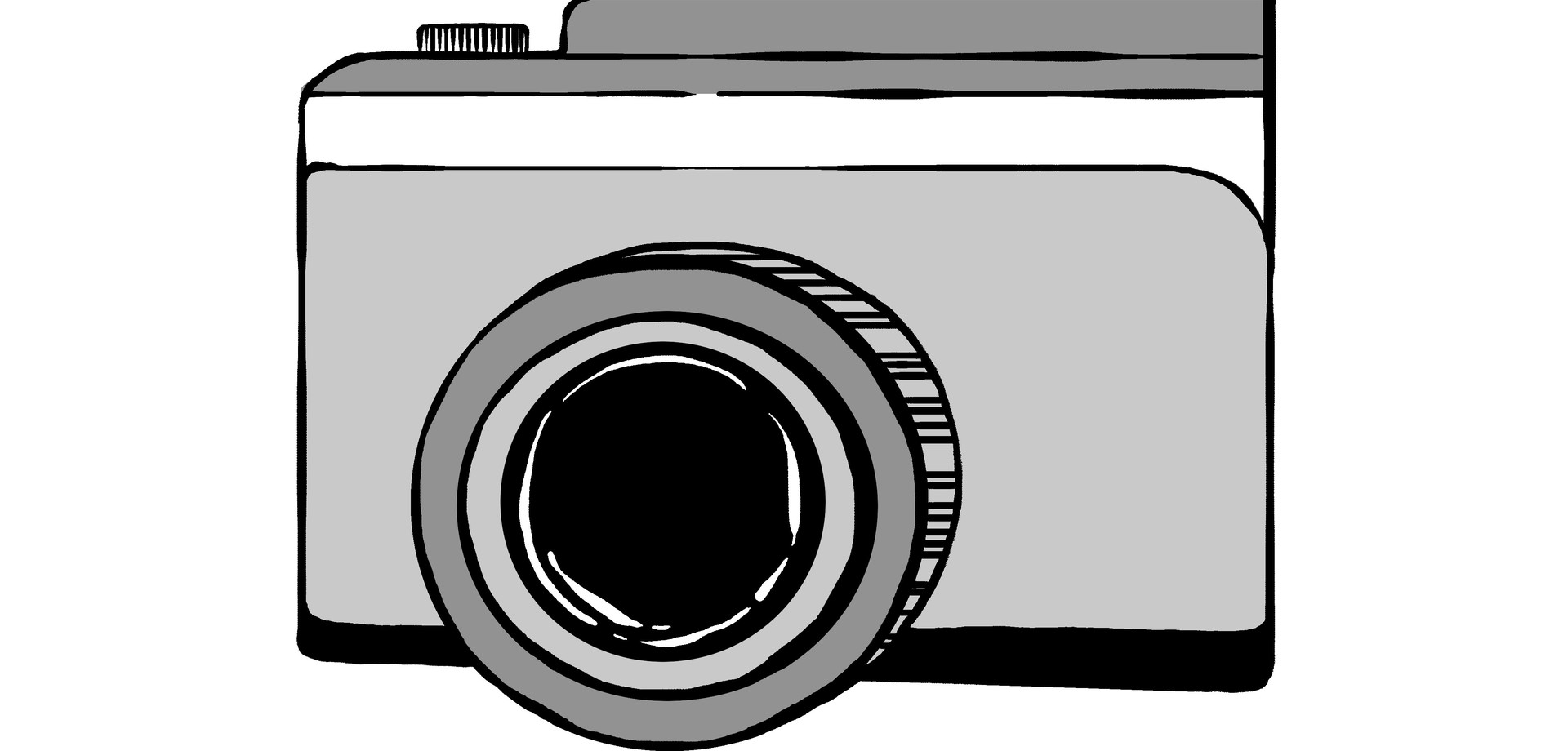 Zeichnung einer Kamera