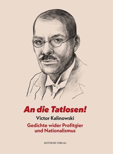 Buchcover mit einer Porträtzeichnung von Victor Kalinowski