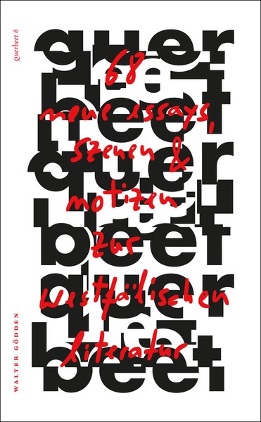 typografisch gestaltetes Cover des sechsten Querbeet-Bandes