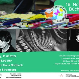 Plakat zum 18. Nottbecker Büchermarkt